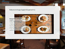 Tablet Screenshot of knapprestaurantsupply.com